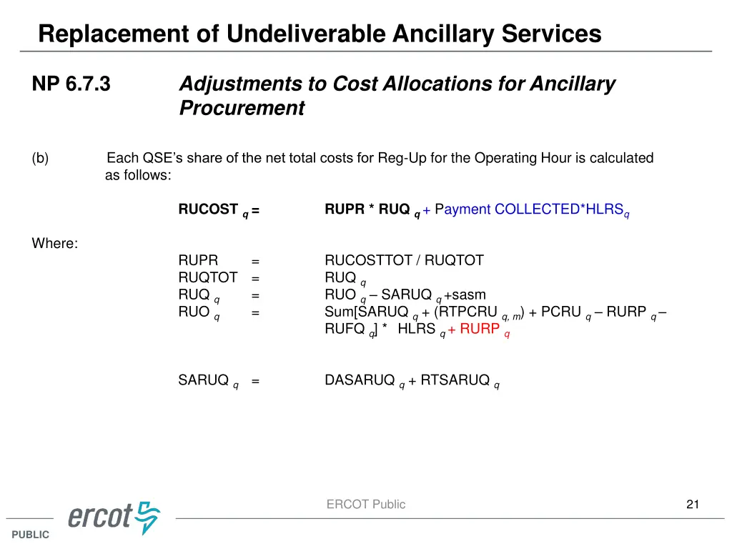 replacement of undeliverable ancillary services 3
