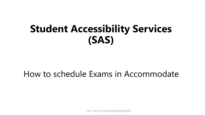 student accessibility services sas