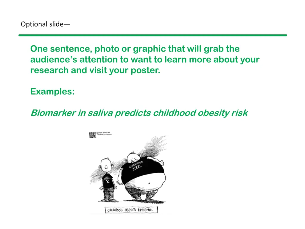 optional slide