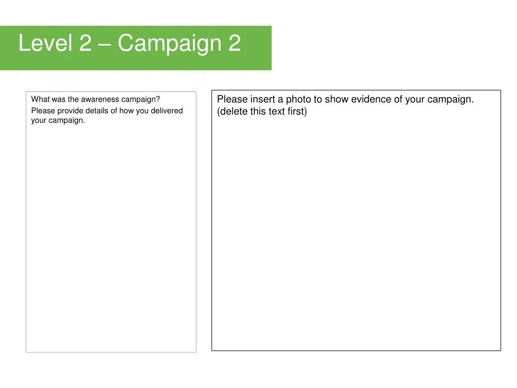 level 2 campaign 2