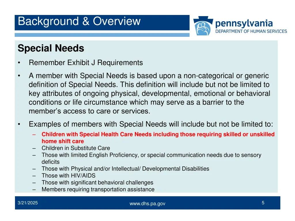 background overview 1