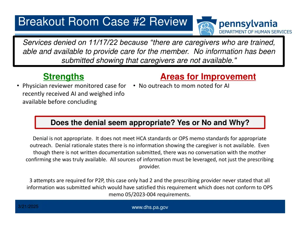 breakout room case 2 review