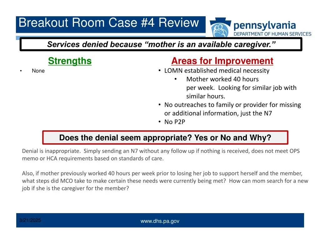 breakout room case 4 review