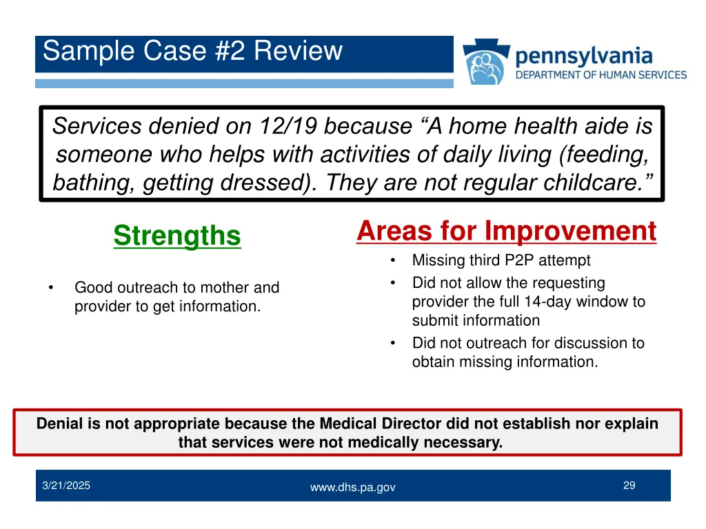 sample case 2 review