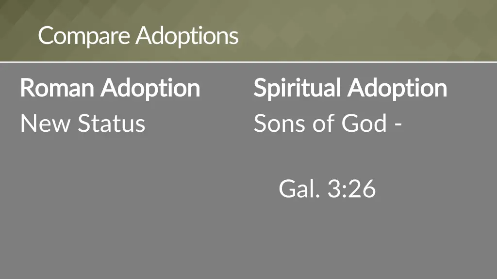compare adoptions