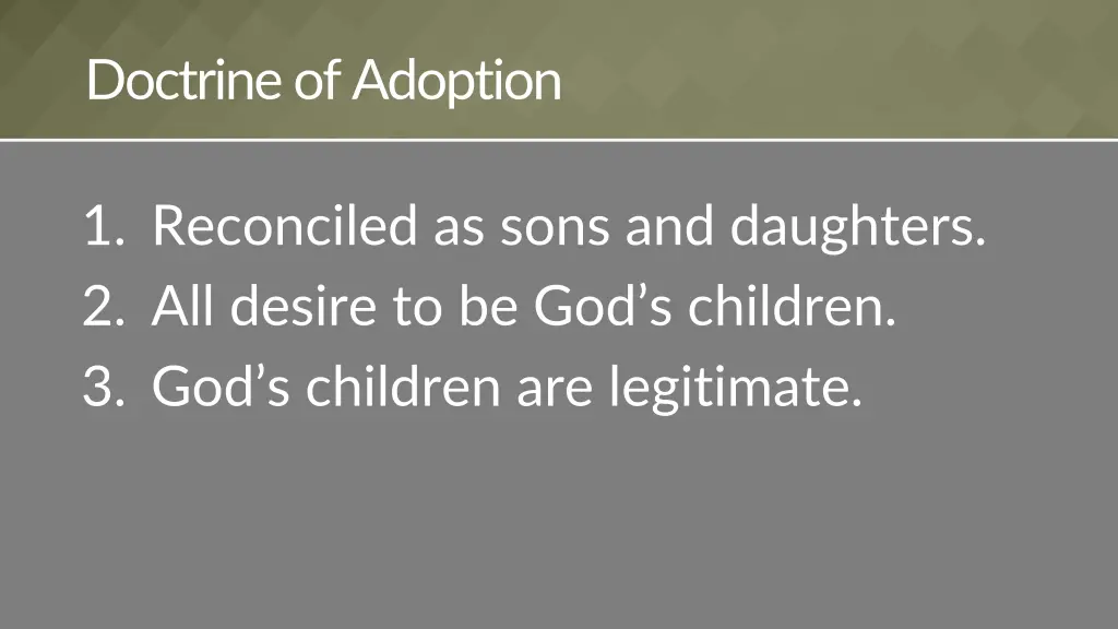 doctrine of adoption 2