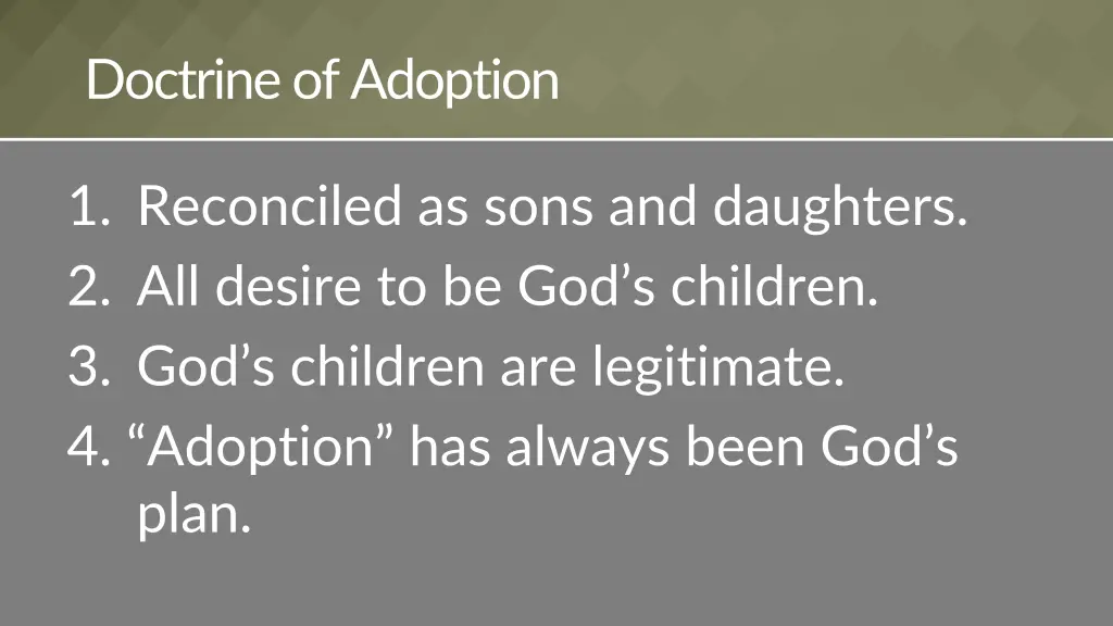 doctrine of adoption 3
