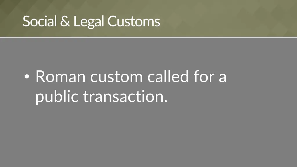 social legal customs 3