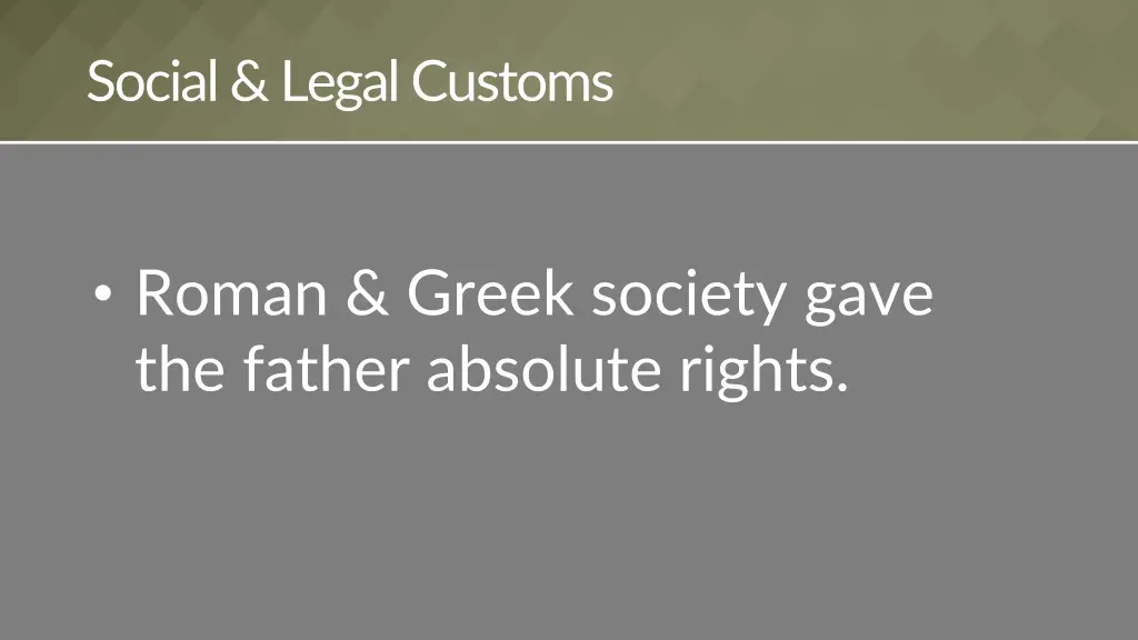 social legal customs