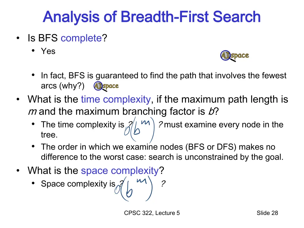 analysis of breadth analysis of breadth first