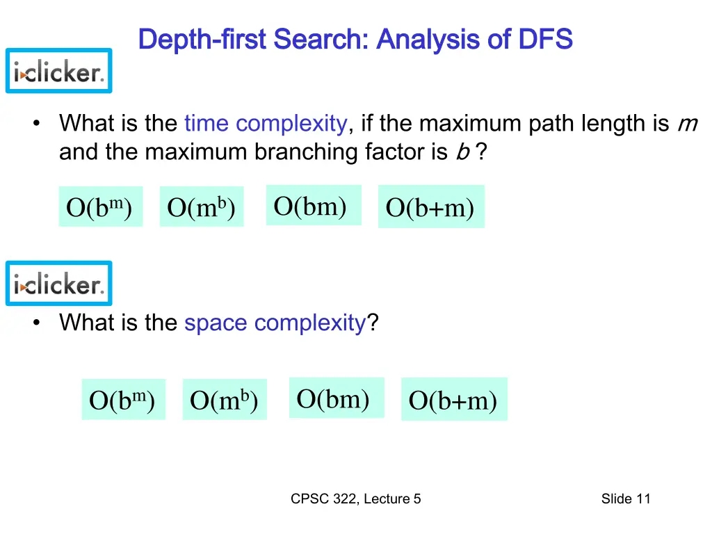 depth depth first search analysis of dfs first 1