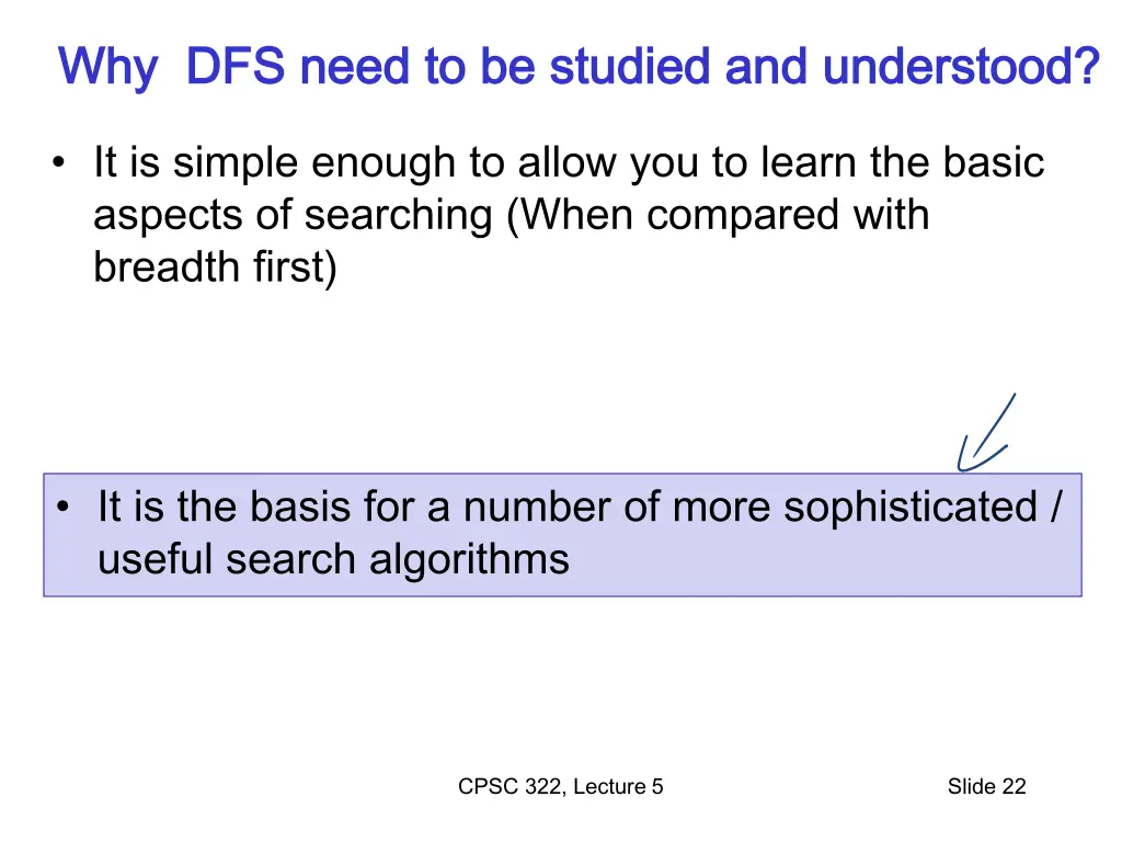 why dfs need to be studied and understood