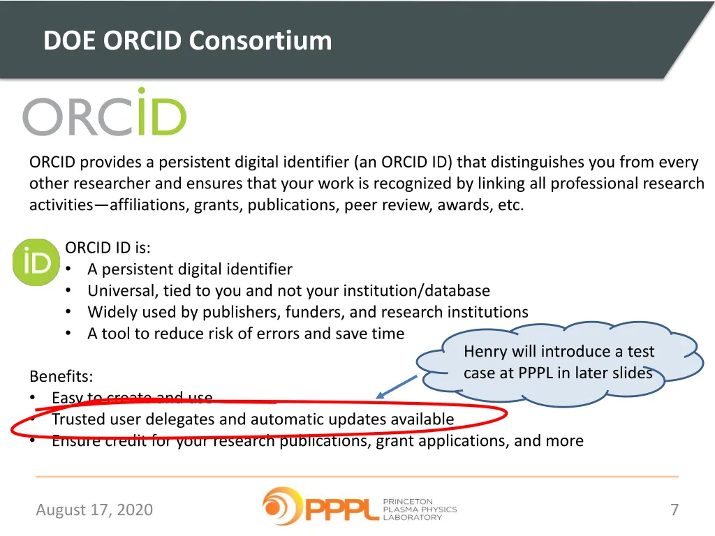 doe orcid consortium 1