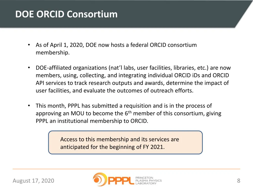 doe orcid consortium 2