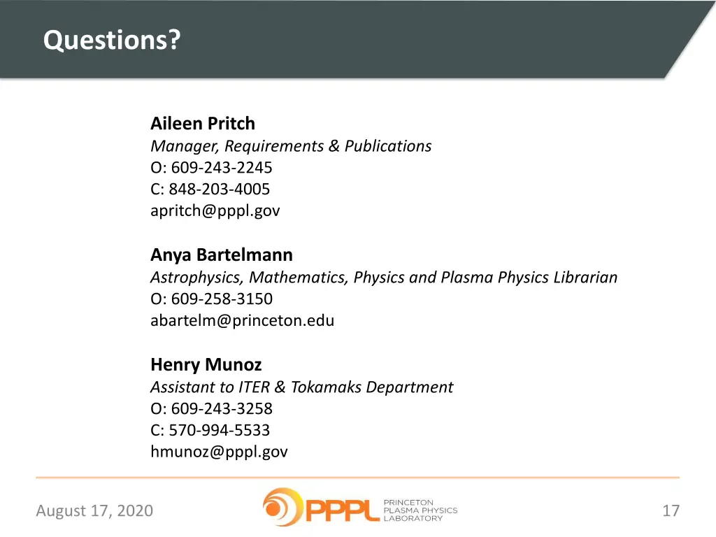 questions