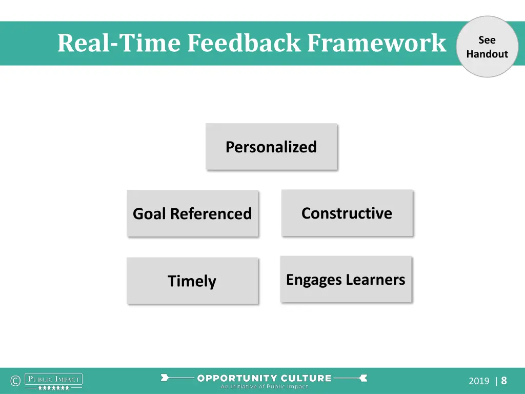 real time feedback framework