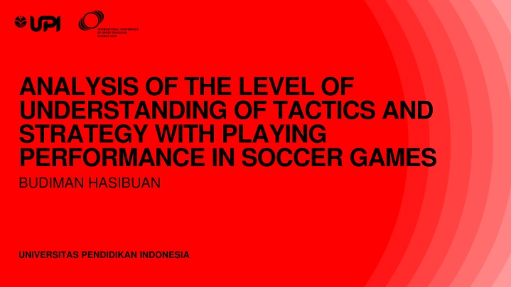 analysis of the level of understanding of tactics