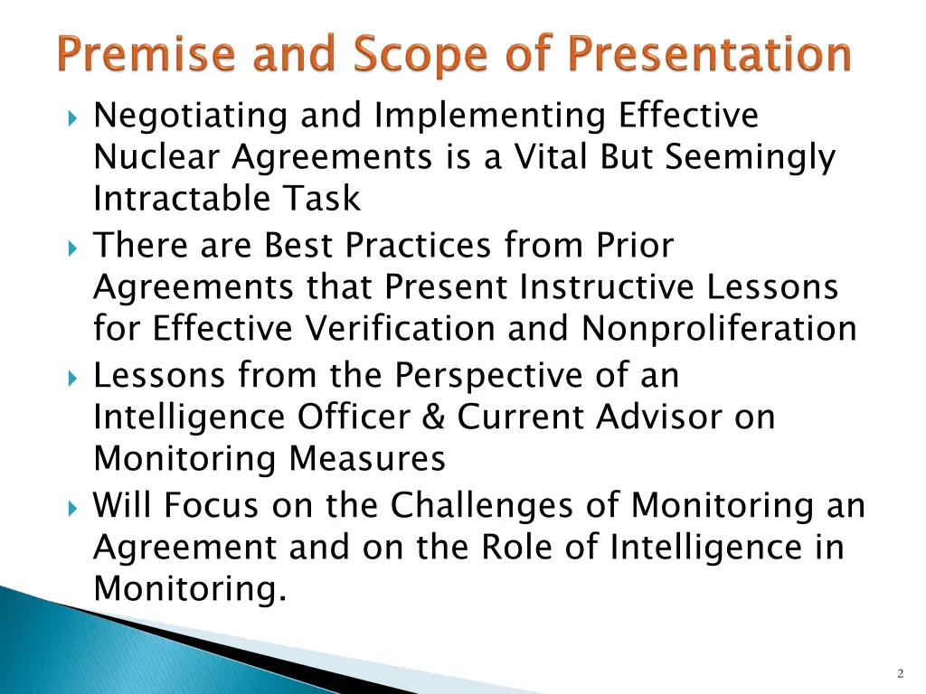 negotiating and implementing effective nuclear