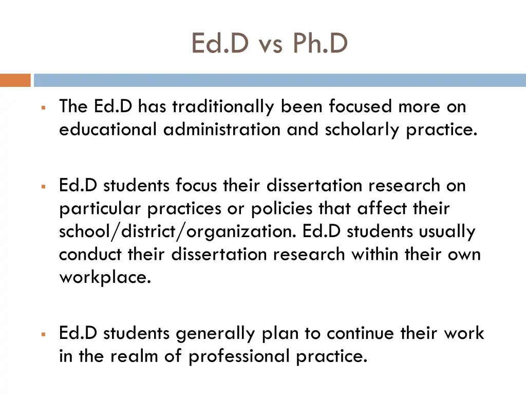 ed d vs ph d