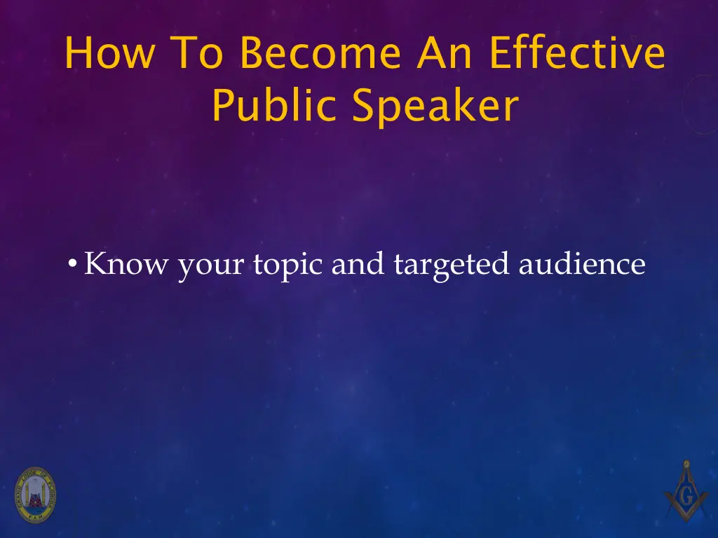 how to become an effective public speaker