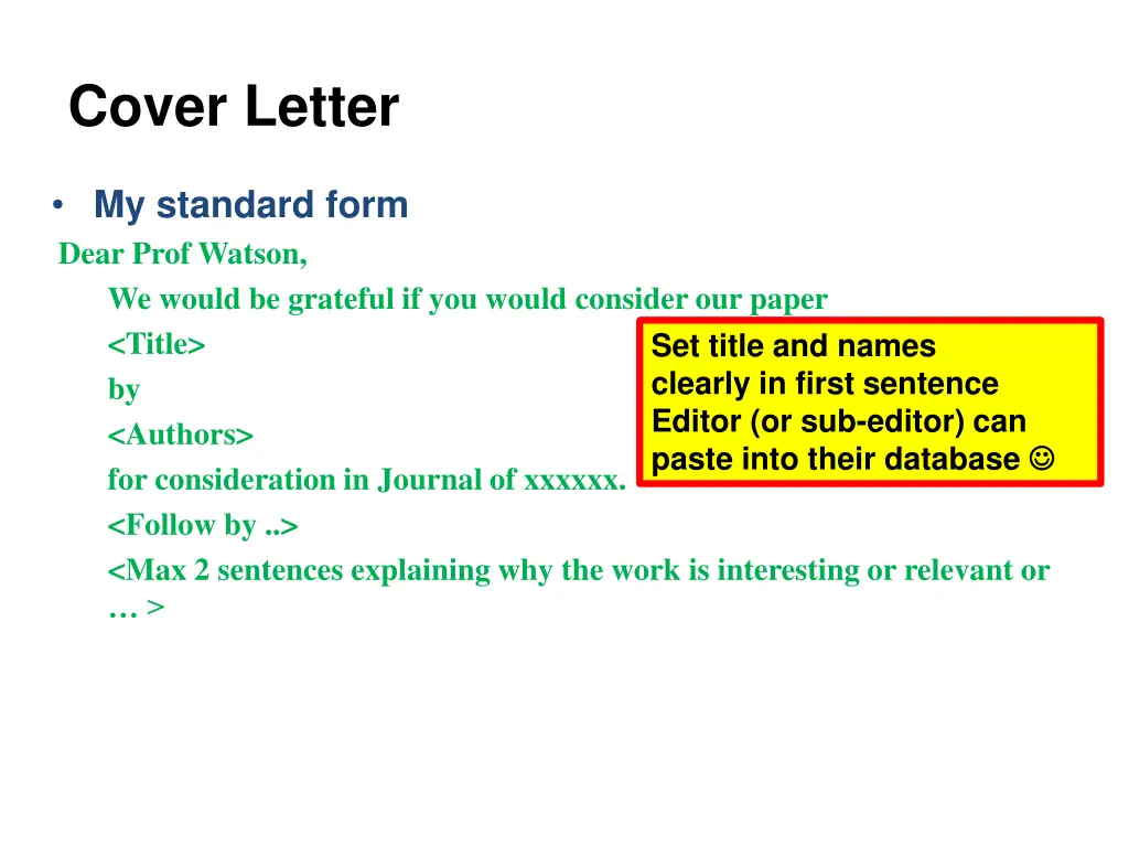 cover letter 1