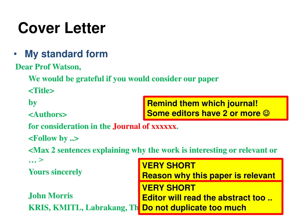 cover letter 2