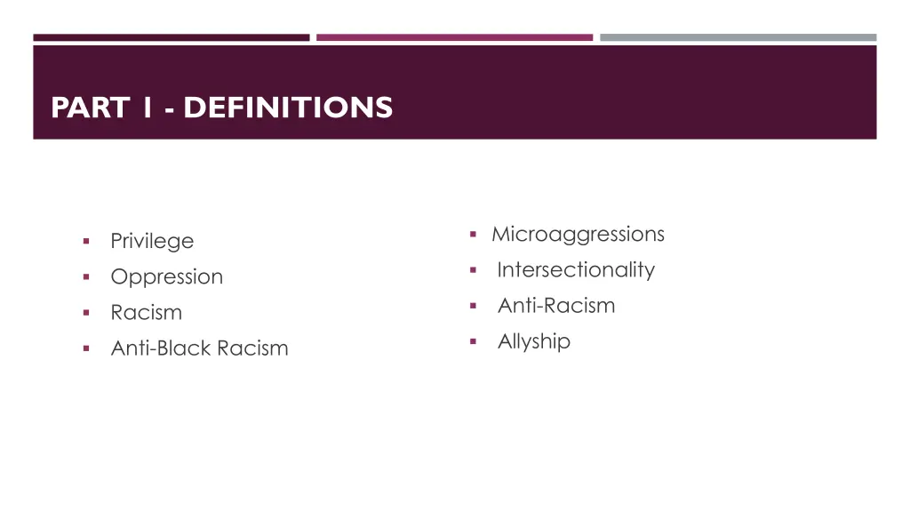 part 1 definitions