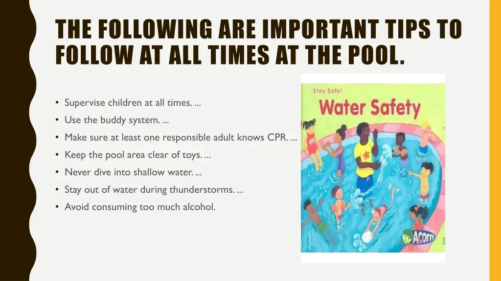 the following are important tips to follow