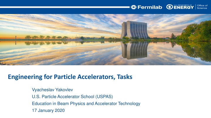engineering for particle accelerators tasks