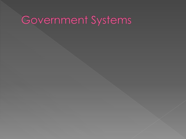 government systems