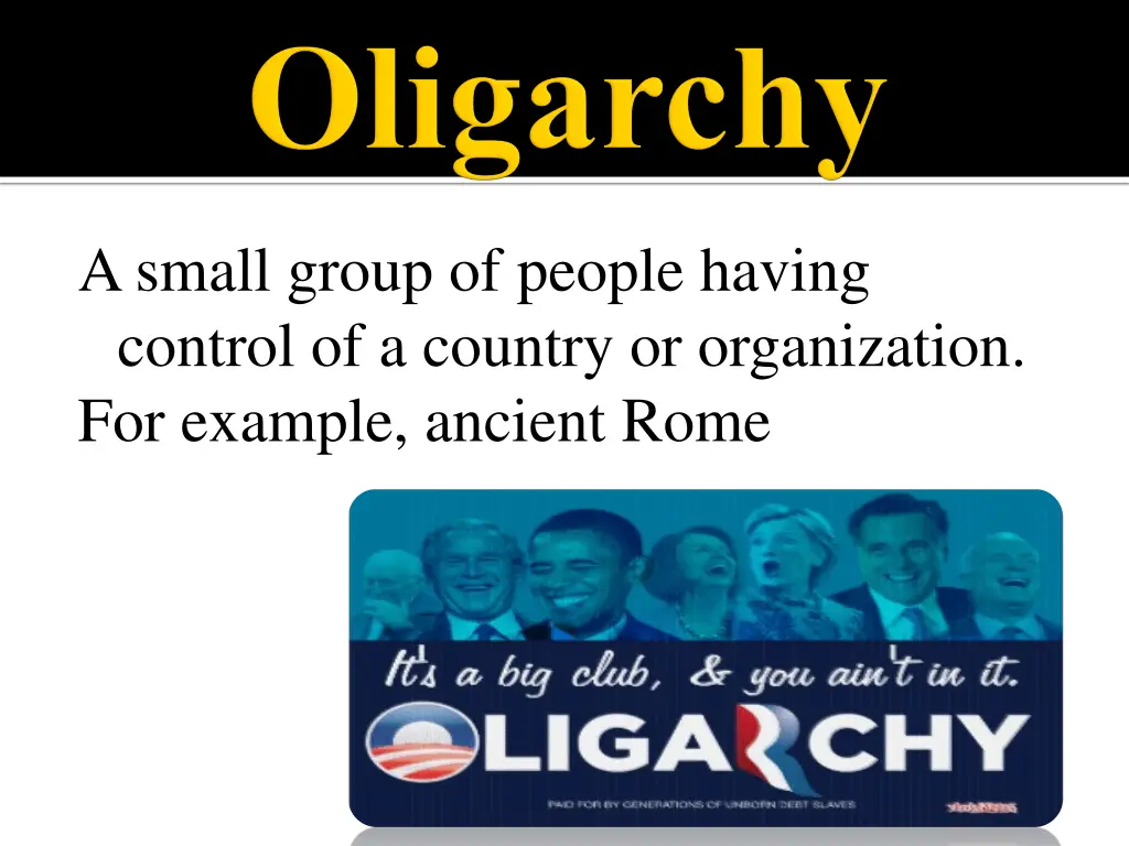 a small group of people having control