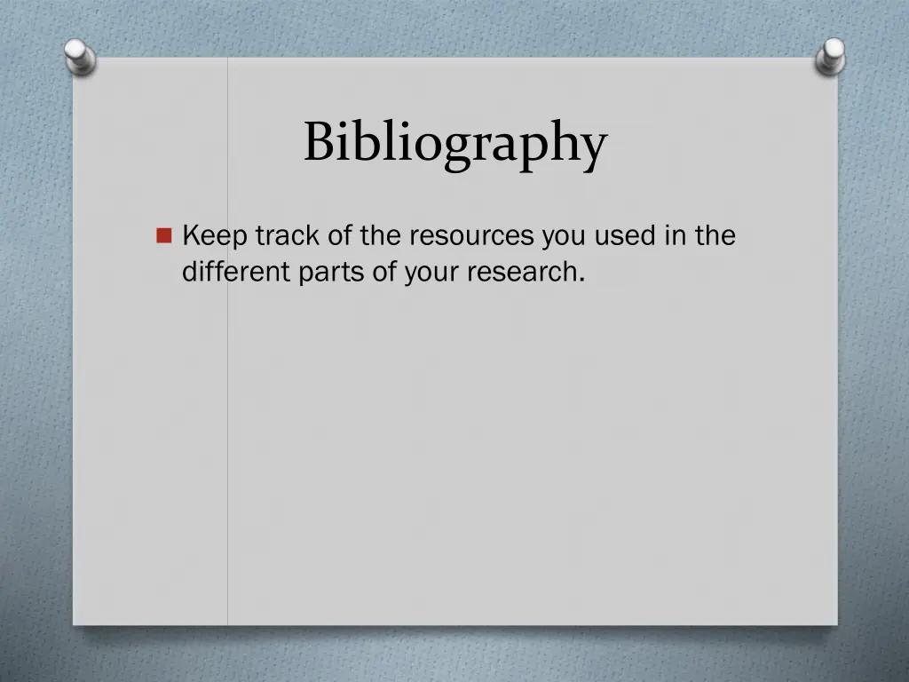 bibliography