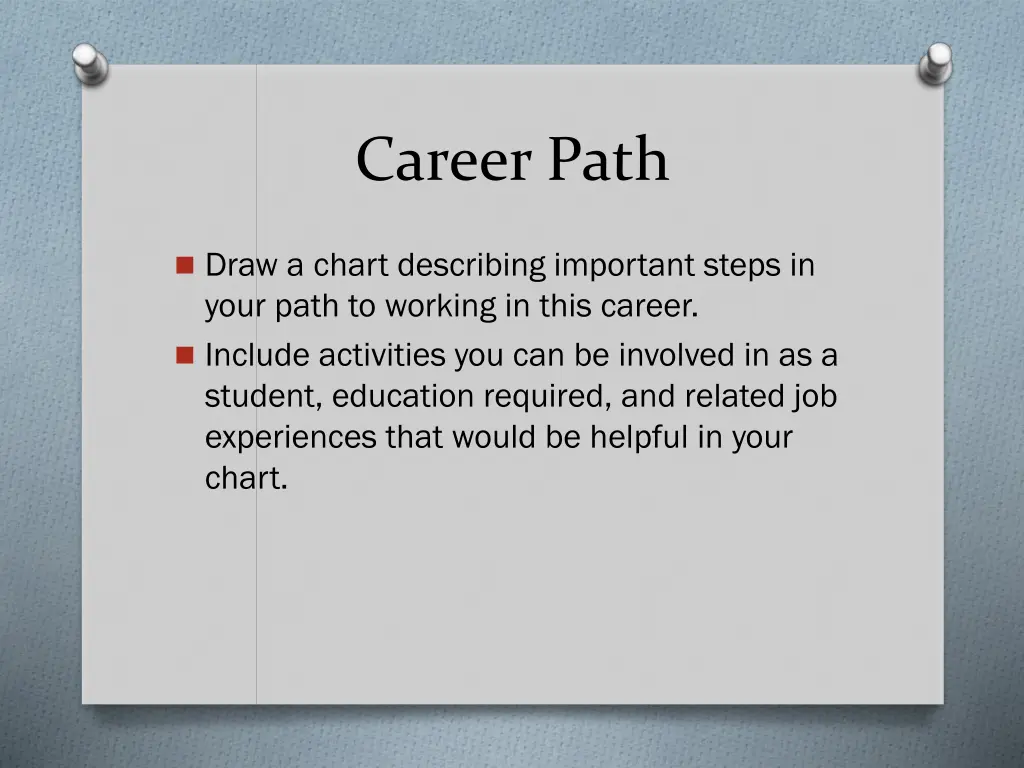 career path