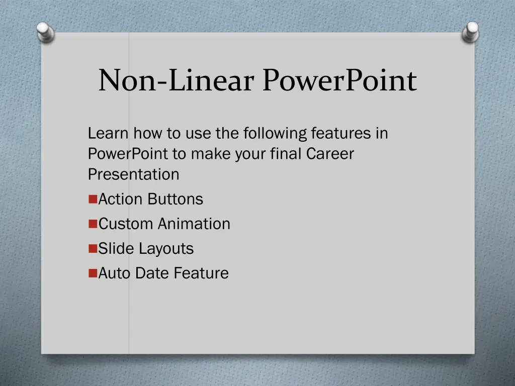 non linear powerpoint
