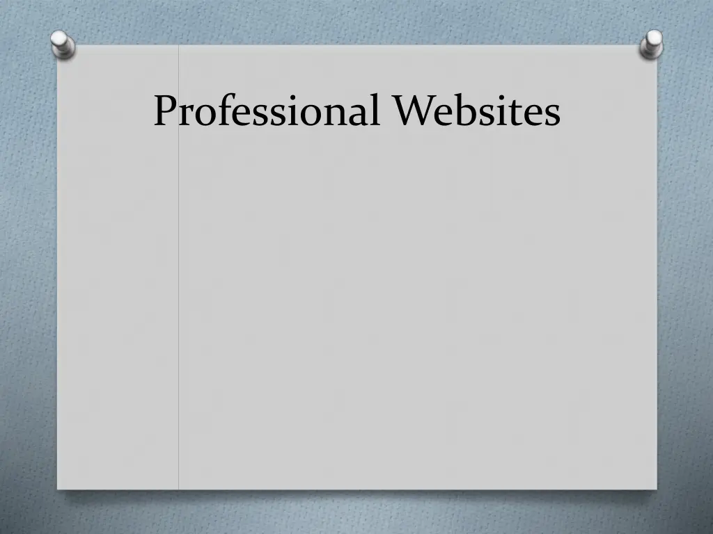 professional websites