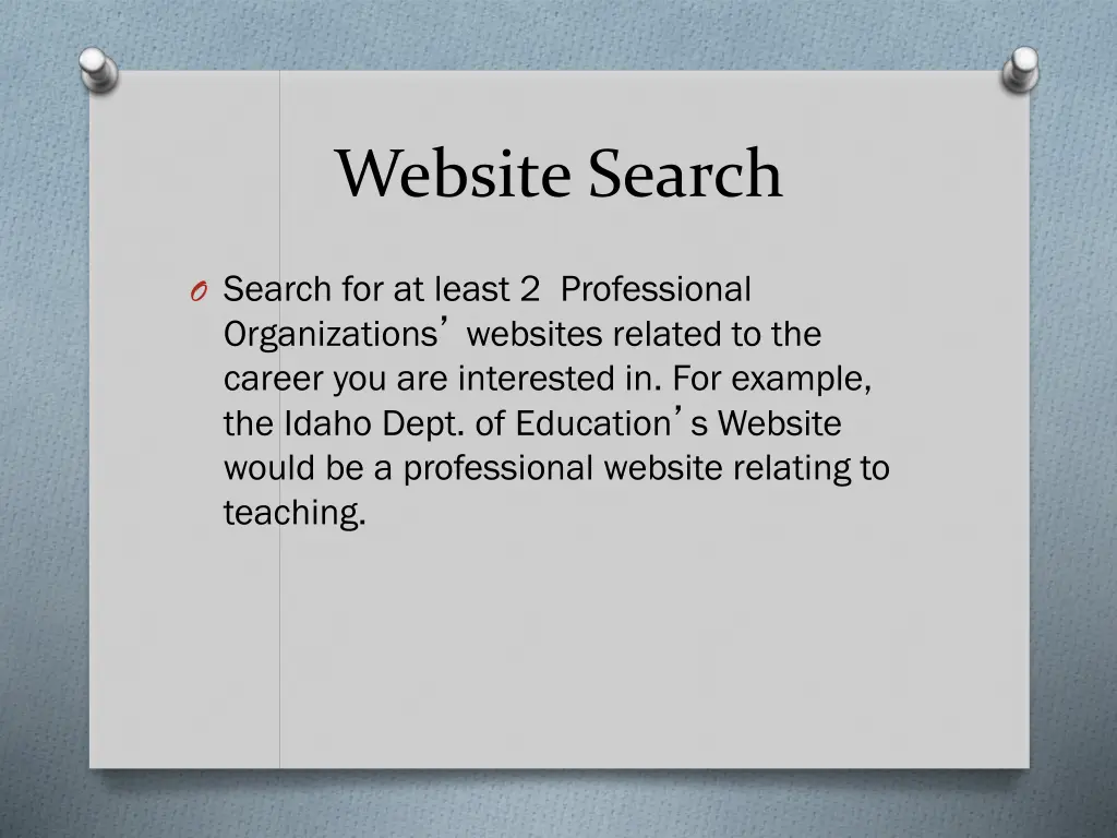 website search
