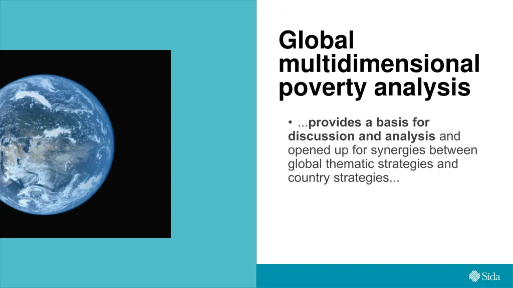 global multidimensional poverty analysis