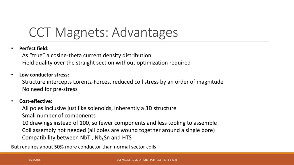 cct magnets advantages