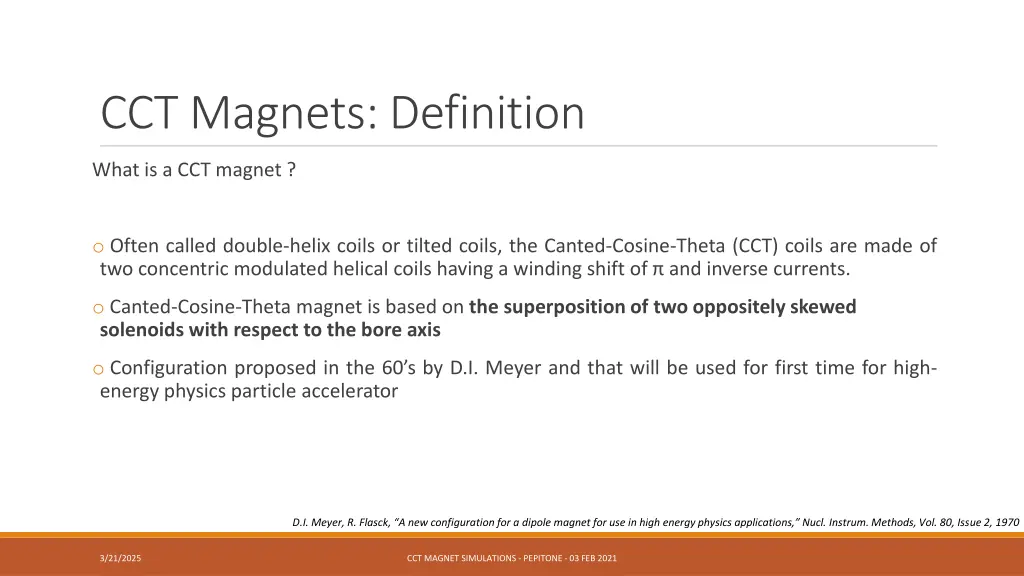cct magnets definition