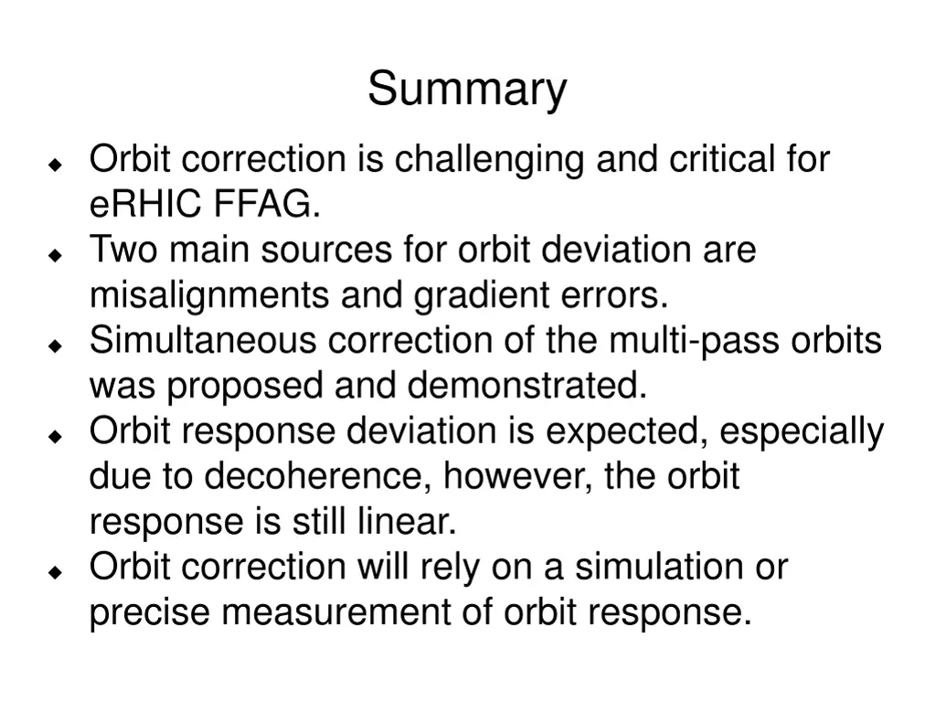 summary