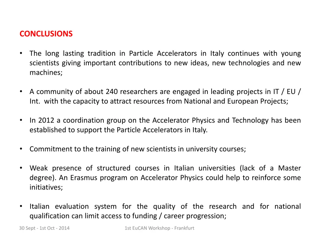 conclusions