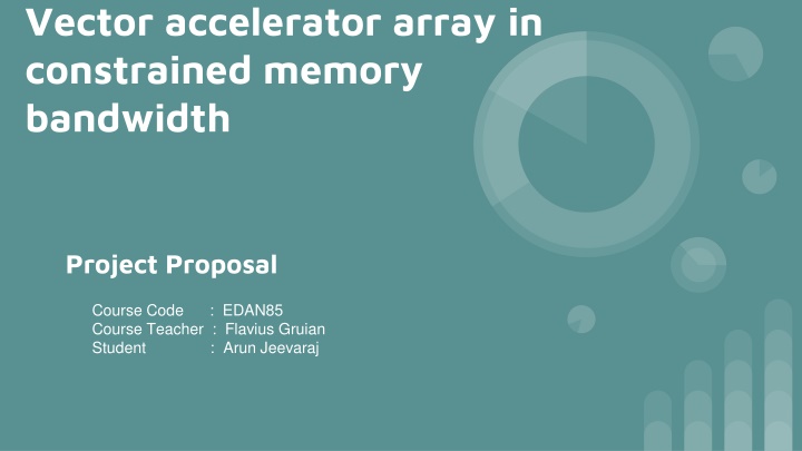 vector accelerator array in constrained memory