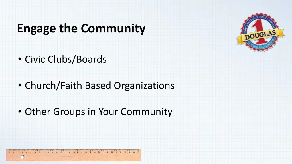engage the community 1