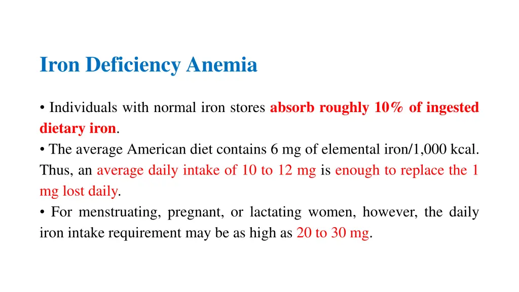 iron deficiency anemia 2