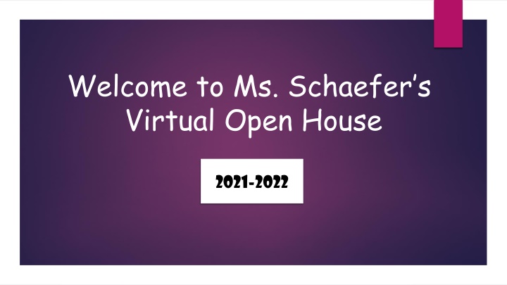 welcome to ms schaefer s virtual open house