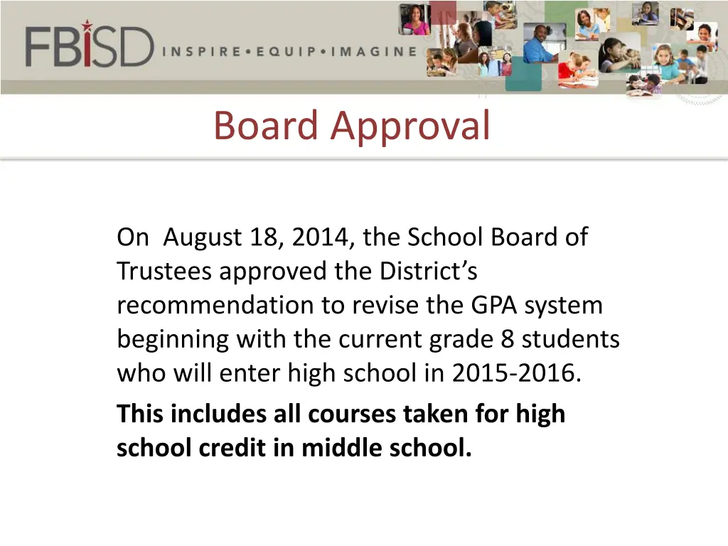 board approval