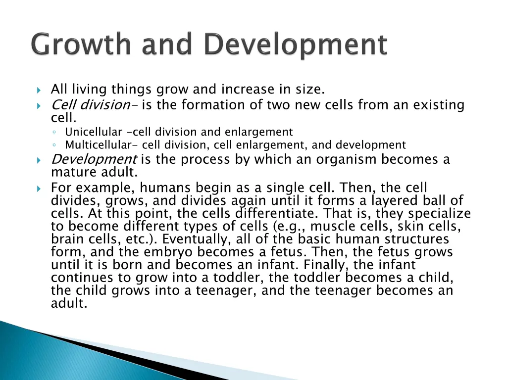 all living things grow and increase in size cell