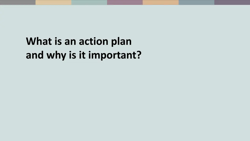 what is an action plan and why is it important