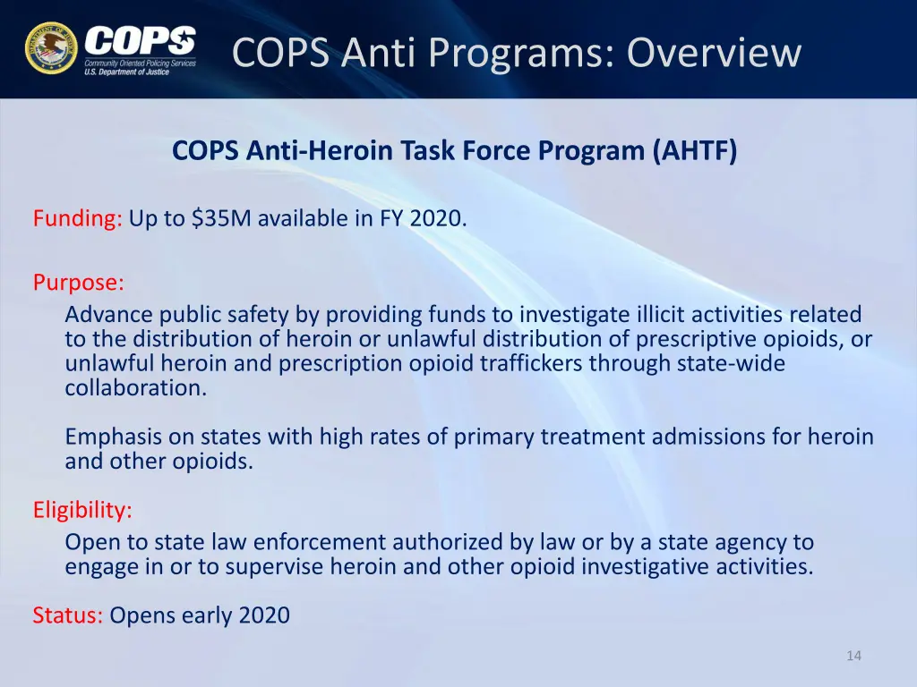 cops anti programs overview 1