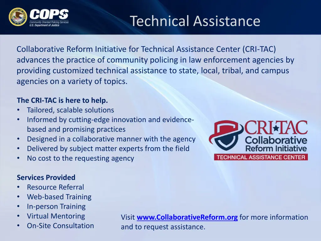 technical assistance
